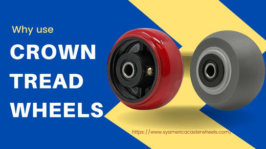 Why use crown tread wheels?