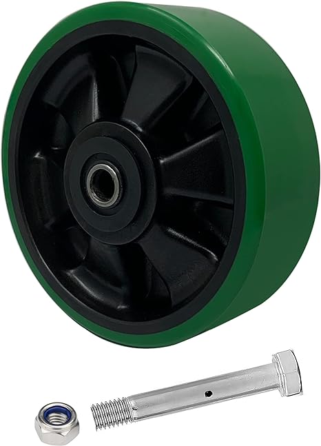 Polyurethane Wheel (Nylon Center) 6x2", Heavy Duty Industrial Caster Wheel